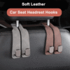 PU Leather Car Headrest Hook Seat Back Storage Hanger