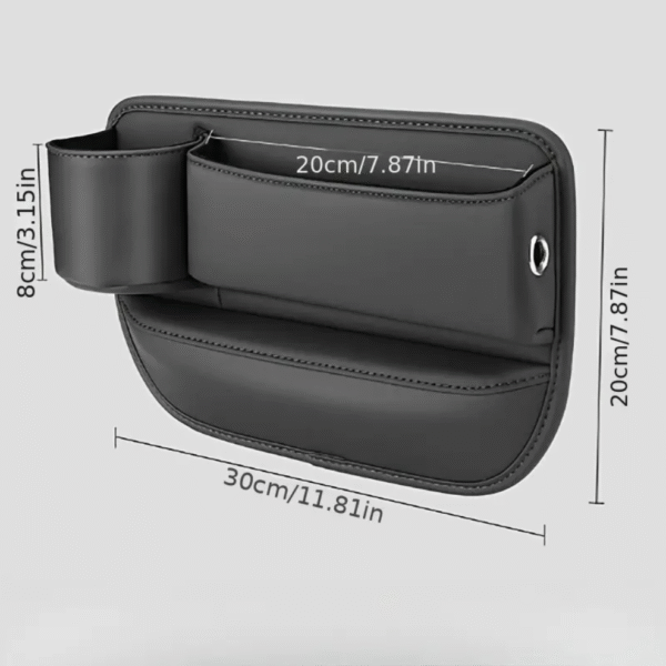 Car Seat Gap Filler Organizer with Cup Holder