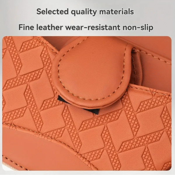 Premium PU Leather Multifunctional Car Sun Visor Organizer