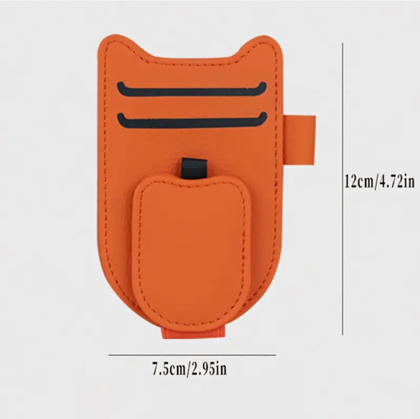 Screenshot 2025-08-25 at 18.39.06 Cat Ear Faux Leather Sun Visor Organizer in Cream