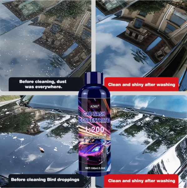 100ml High Foam Concentrated Car Wash Liquid