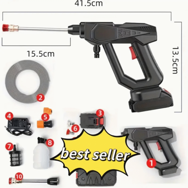 300W Cordless High Pressure Cleaning Gun