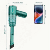 Cordless Handheld Car Vacuum Cleaner in Green