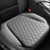 Breathable PU Leather Car Seat Cushion in Grey