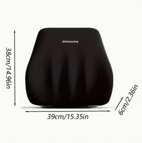 Car Memory Foam Waist Support Pillow in Brown