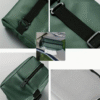 Car Tissue Holder with Zipper in Green